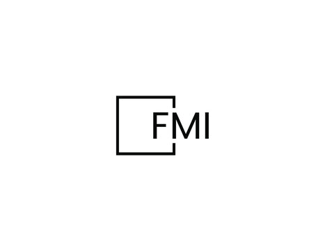 FMI Letter Initial Logo Design Vector Illustration