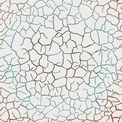 Cracks seamless pattern. Cracking background. Crack marble texture. Abstract grunge urban for overlay effect. Cracked texture. Modern stylish crackle for design prints for wallpaper or textiles Vector