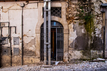 Earthquake l'Aquila, Abruzzo.