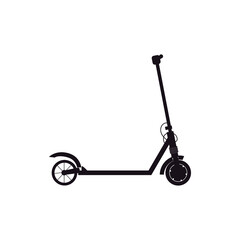 Kick scooter icon. Vector illustration.