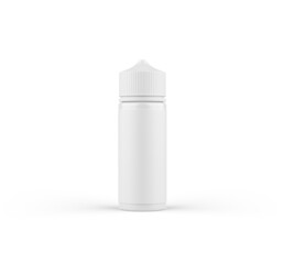 Vape liquid White Blank Bottle Mockup