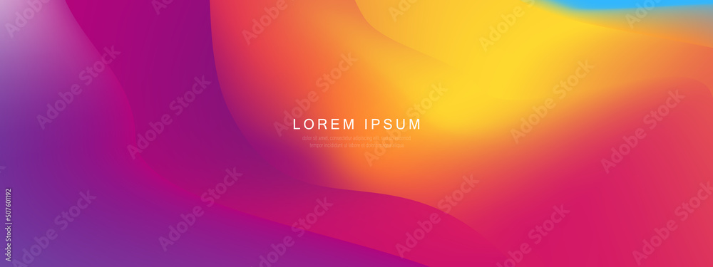 Aufkleber abstract colorful wavy background. business background. futuristic technology digital hi tech concep