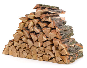 Pile of firewood.