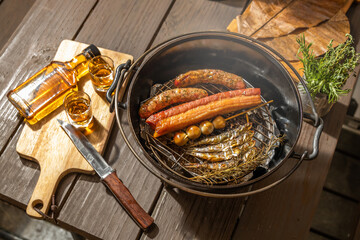 キャンプでダッジオーブン Dutch oven