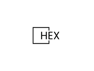 Obraz premium HEX letter initial logo design vector illustration