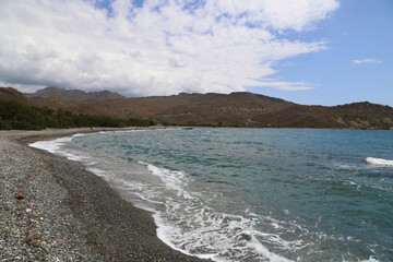 The beach of CaJobabo, Cuba