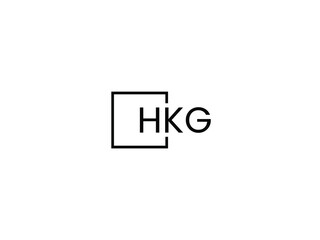 HKG letter initial logo design vector illustration