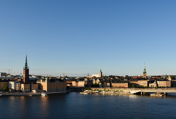 Fototapeta na wymiar Panoramic view of Stockholm Sweden
