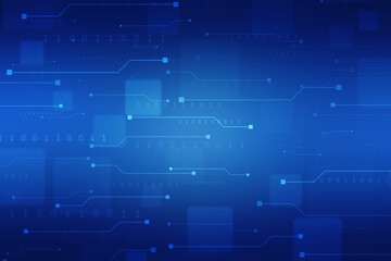 Naklejka premium Internet binary data code computing or transmission process,Internet data transmission, Binary Code Background, Digital Abstract technology background