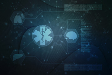 Medical and Health care concept background, Medical Science, Biotechnology concept background