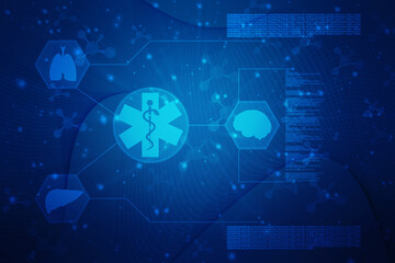 Medical and Health care concept background, Medical Science, Biotechnology concept background