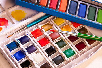 Watercolor painting set