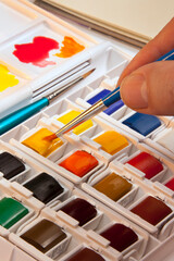 Watercolor painting set