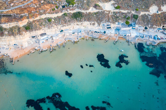 Gnejna Bay Drone Sunset Photos