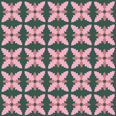Seamless geometric pattern, Repeat abstract geometric ornament, floral abstract print, Modern seamless background, petals motifs wallpaper, textile design, trendy wallpaper, page fill