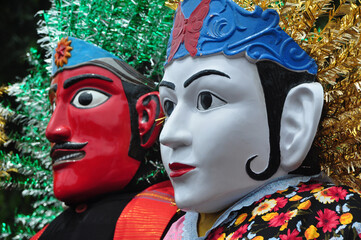 Ondel-ondel the traditional giant puppet from Jakarta - Indonesia