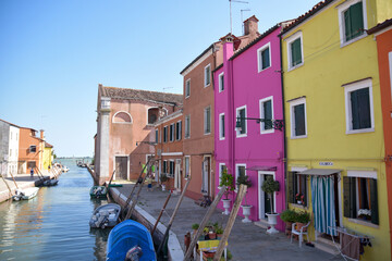 Los colores de la Isla de Burano en Venecia
