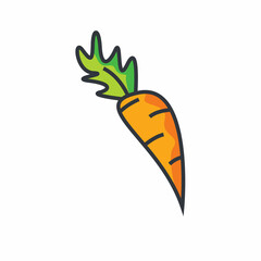 carrot  icon vector illustration desig