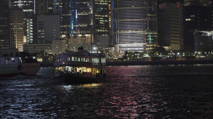 Ferry is approaching, please stand behind the yellow line.