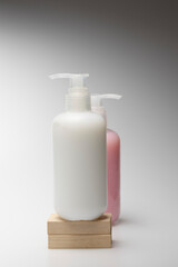 Bottle of Skin and body care set