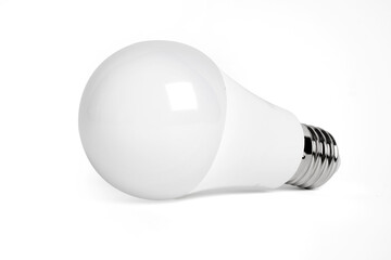 led light bulb isolated on white - 507612361