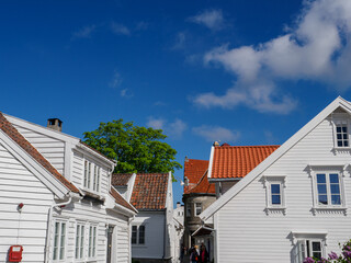 Die Altstadt von Stavanger in Norwegen