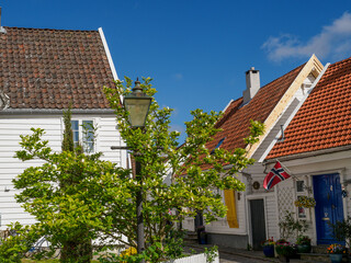 Die Altstadt von Stavanger in Norwegen