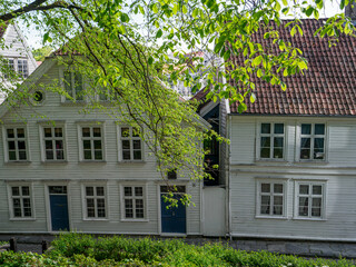 Die Altstadt von Stavanger in Norwegen