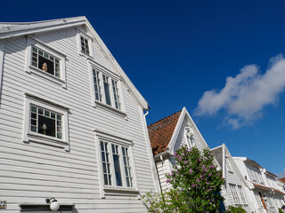 Die Altstadt von Stavanger in Norwegen