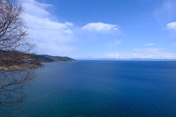 The Angara River flows out of Lake Baikal