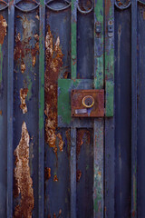 old rusty lock