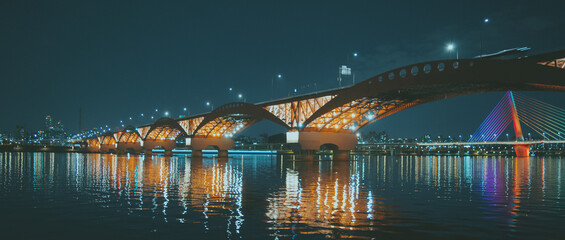 bridge over the river
