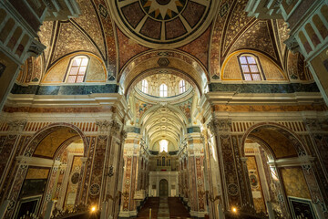 Fototapeta na wymiar interior of Cathedral Maria Santissima della Madia, Monopoli, Italy