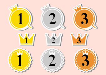 ランキングのイラスト素材