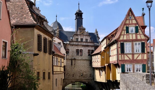 The Painter's Corner in Marktbreit, Bavaria,Germany<