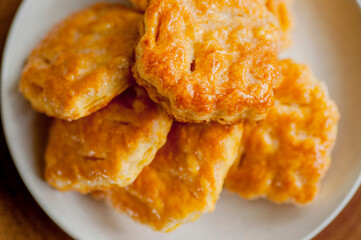 texture, crisp, biscuit, puff pastry, maple pie