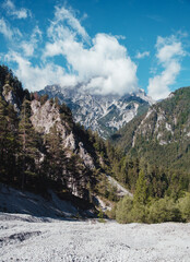 Reichstein in den Wolken