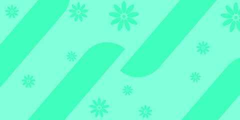 Modern flower abstract background for Presentation design. green minimal abstract.design. use for poster, template,architecture abstract, background shapes, illustration, vector