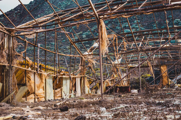 destroy construction of a house