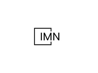 IMN letter initial logo design vector illustration