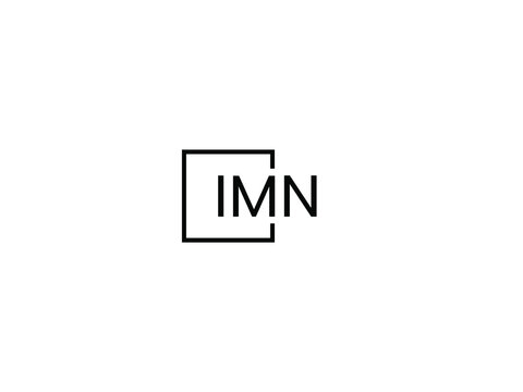 IMN letter initial logo design vector illustration