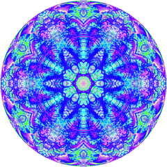 Abstract, futuristic and colorful pattern