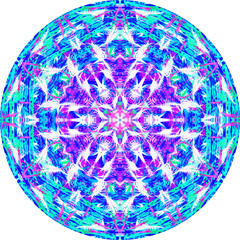 Abstract, futuristic and colorful pattern