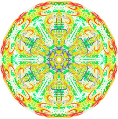 Abstract, futuristic and colorful pattern