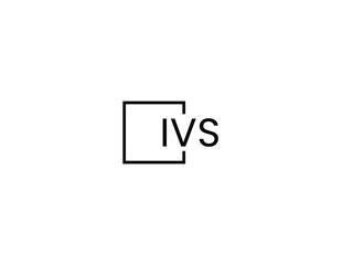 IVS letter initial logo design vector illustration