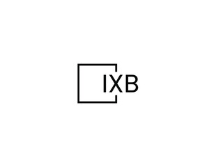 Obraz premium IXB letter initial logo design vector illustration