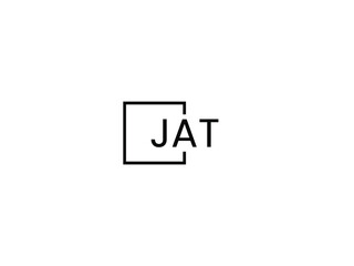 JAT letter initial logo design vector illustration