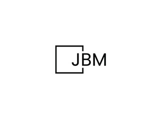 JBM letter initial logo design vector illustration