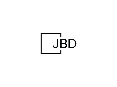 JBD letter initial logo design vector illustration