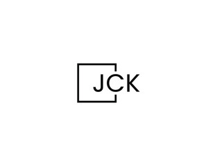 Fototapeta premium JCK letter initial logo design vector illustration